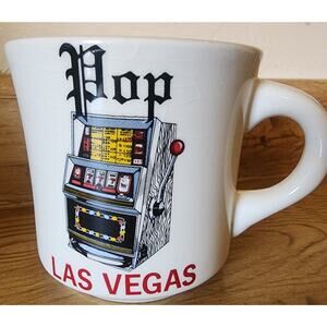 Las Vegas "Pop" Mug Casino Ceramic Mug Made in England SEE DESC